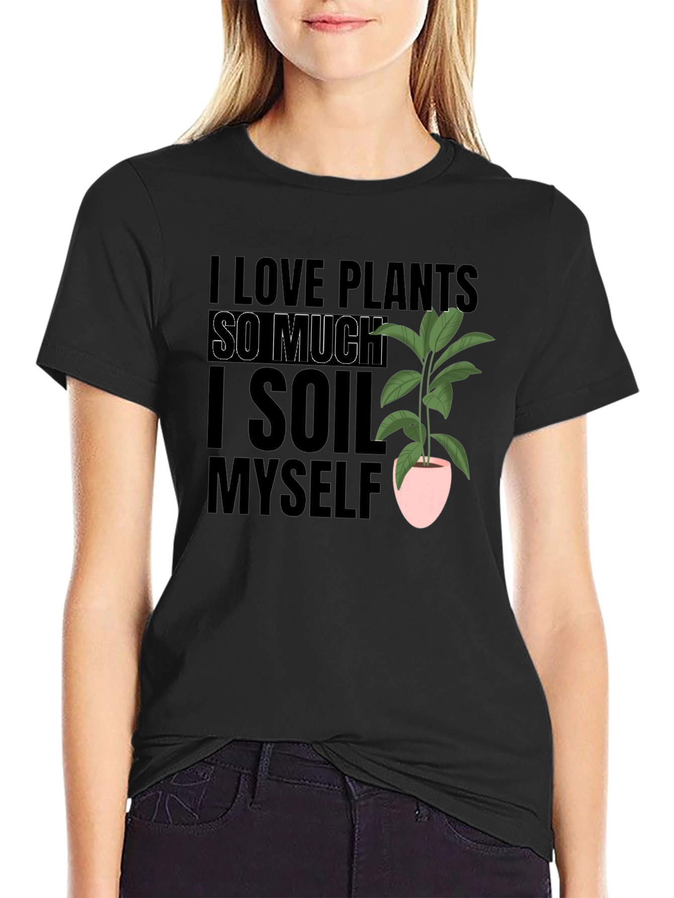 I Love Plants T-Shirt Funny Gardening Tee