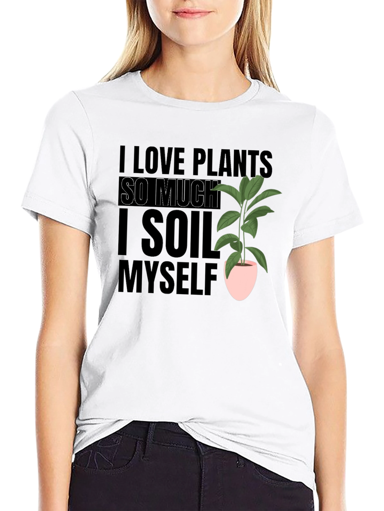 I Love Plants T-Shirt Funny Gardening Tee