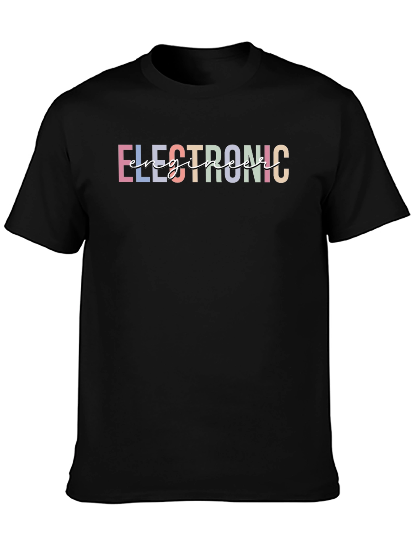 Electronic Engineer Graphic Tee - Black