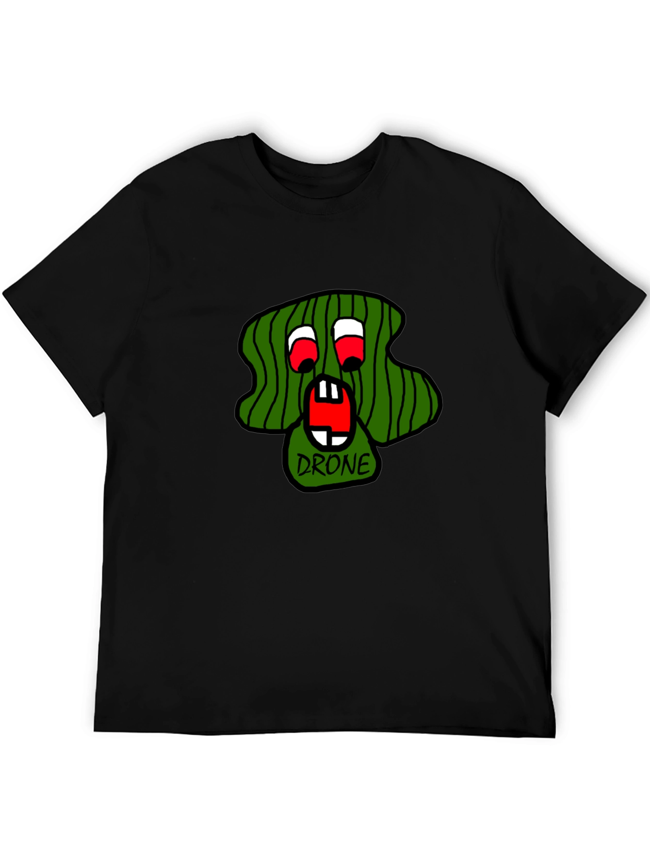Drone Monster Graphic Tee - Black