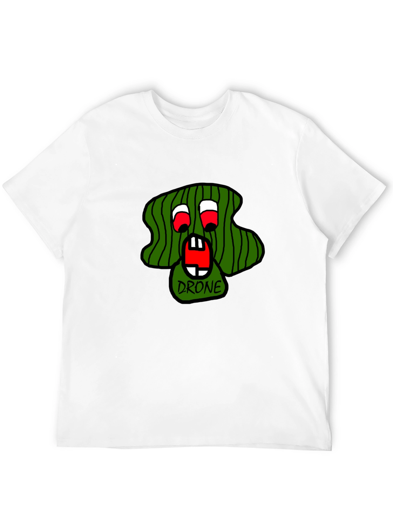 Drone Monster Graphic Tee - Black