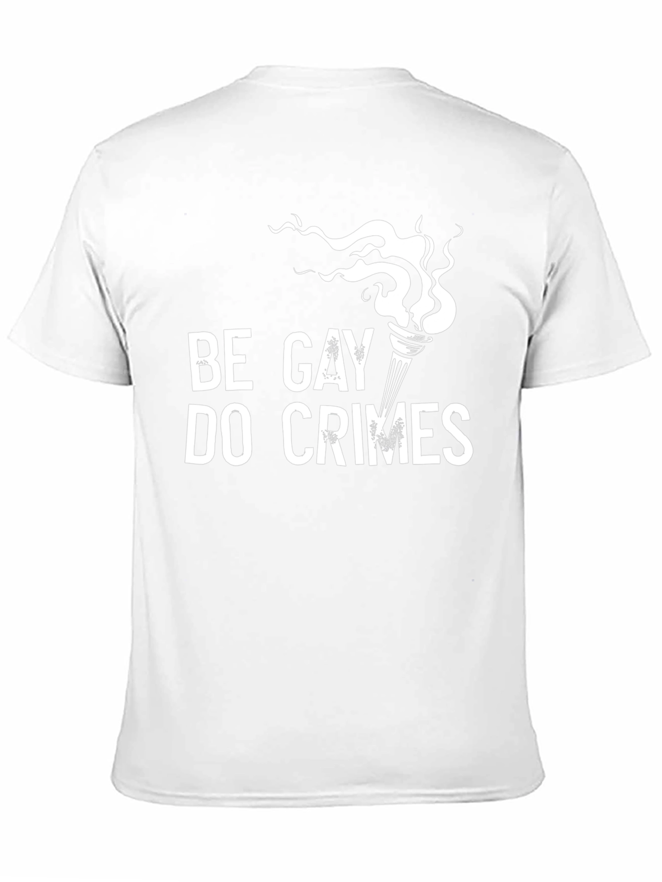 Be Gay Do Crimes T-Shirt - Torch Design