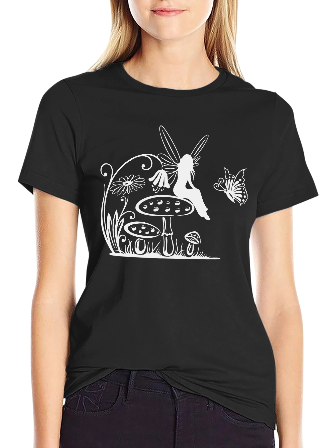 Fairy Mushroom Graphic Tee