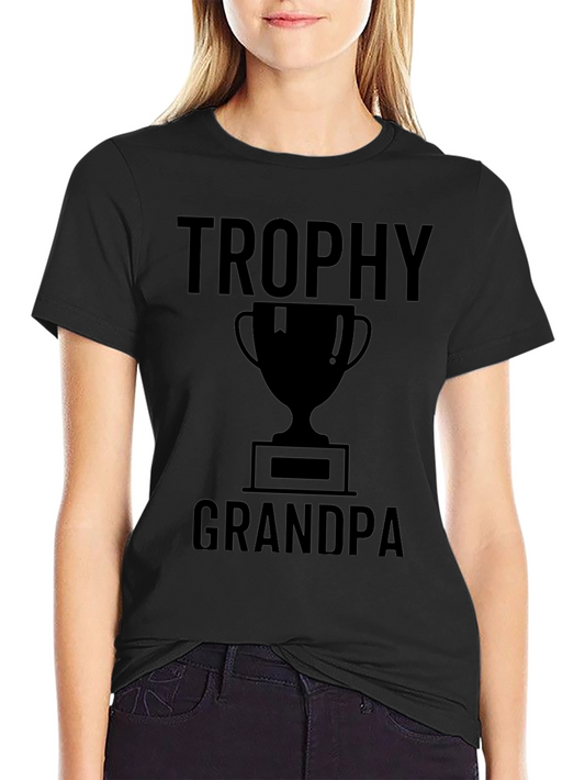 Trophy Grandpa Graphic Tee - Black