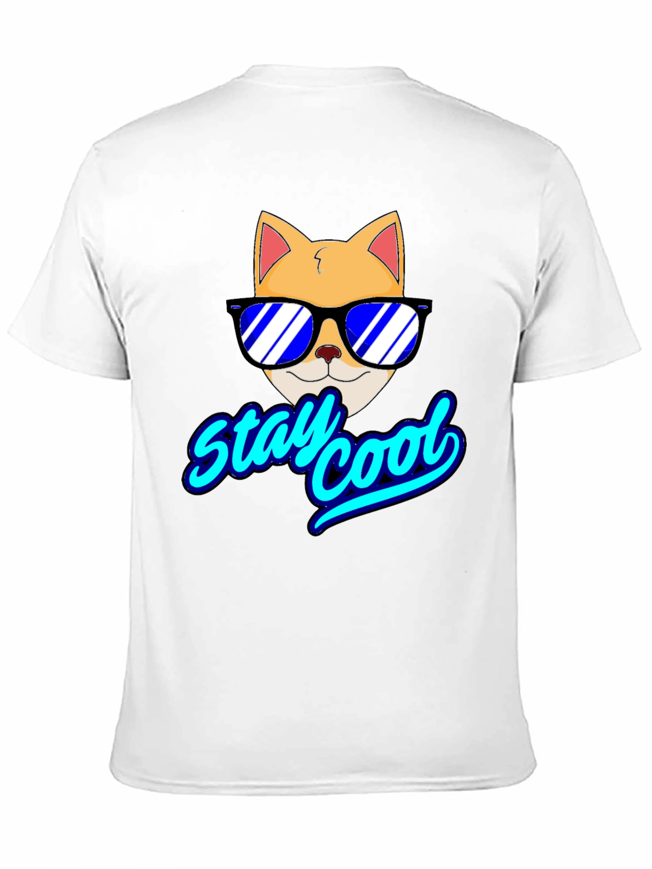 Stay Cool Cat T-Shirt - Fun Graphic Tee