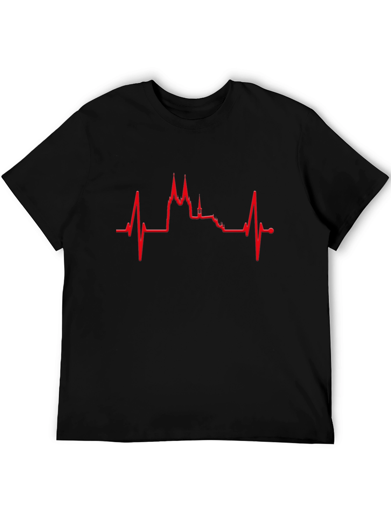 Heartbeat Prague Skyline T-Shirt