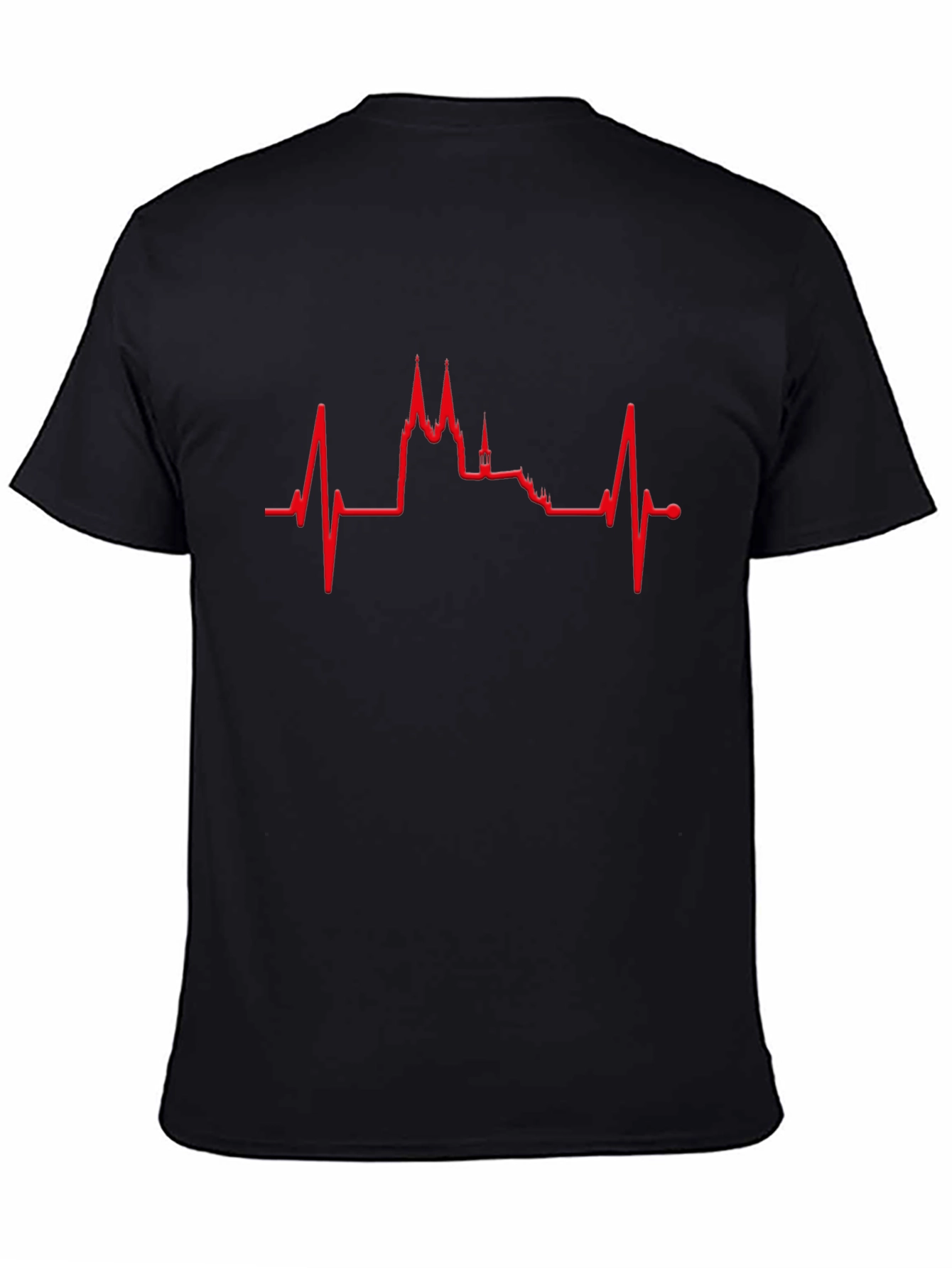 Heartbeat Prague Skyline T-Shirt