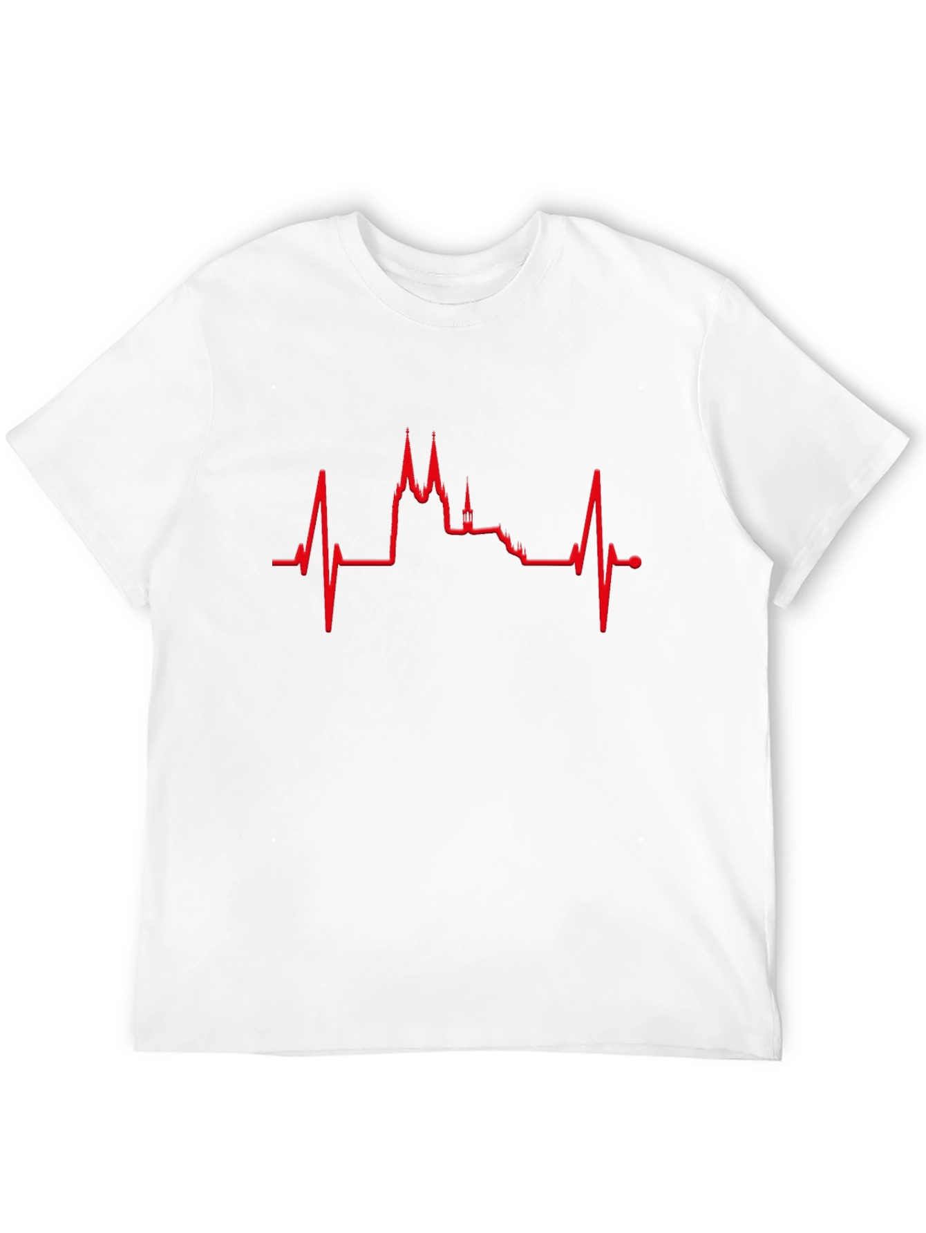 Heartbeat Prague Skyline T-Shirt