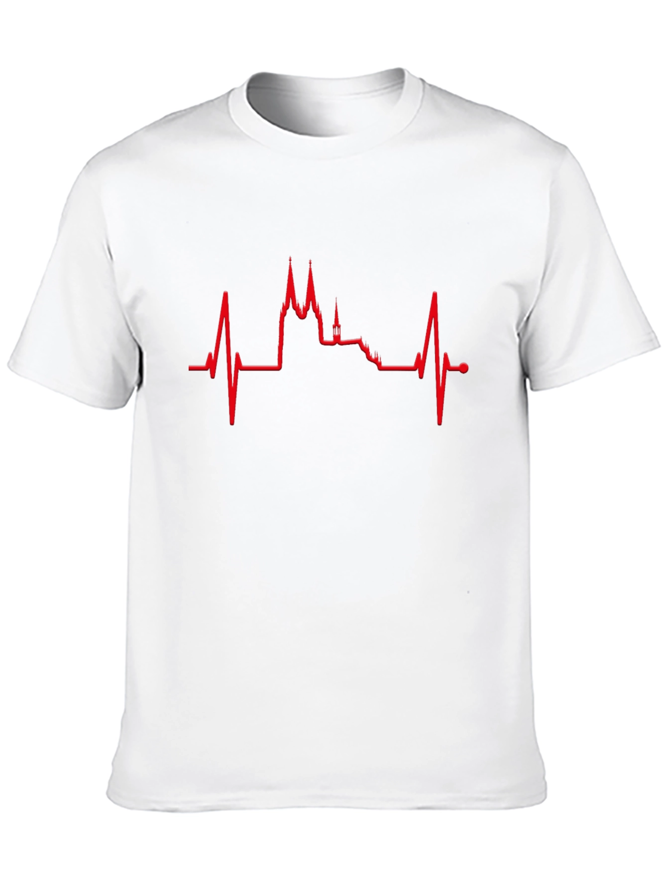 Heartbeat Prague Skyline T-Shirt