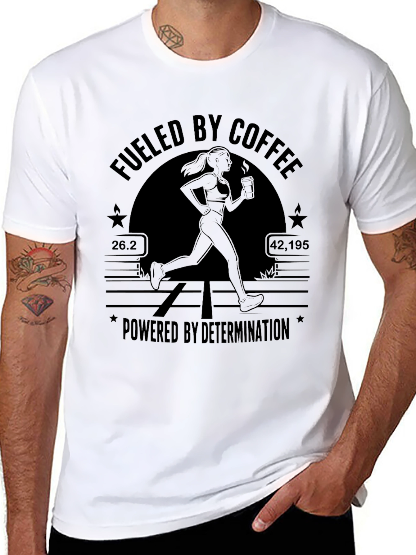 Fueled by Coffee Runner T-Shirt