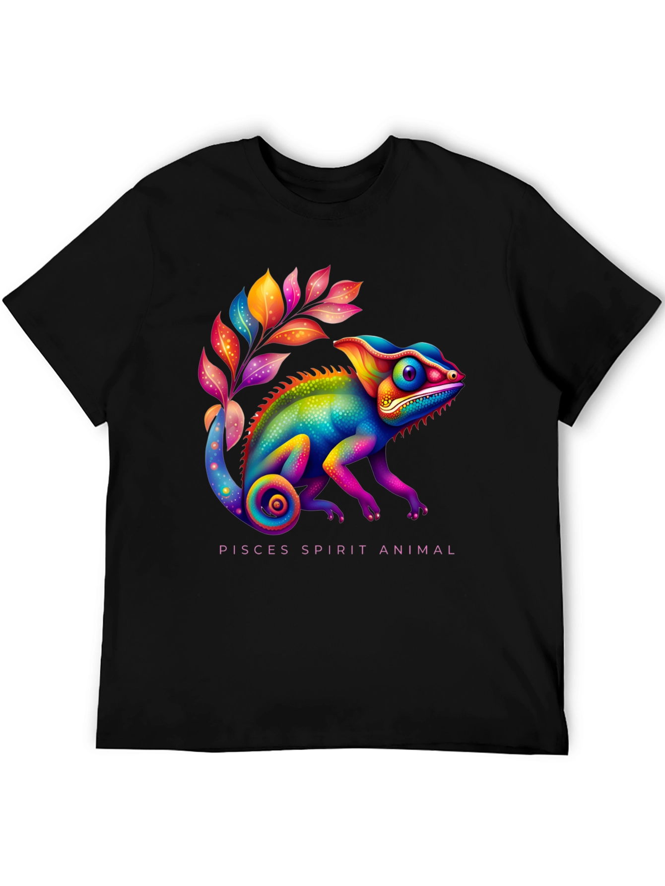Pisces Chameleon Spirit Animal T-Shirt