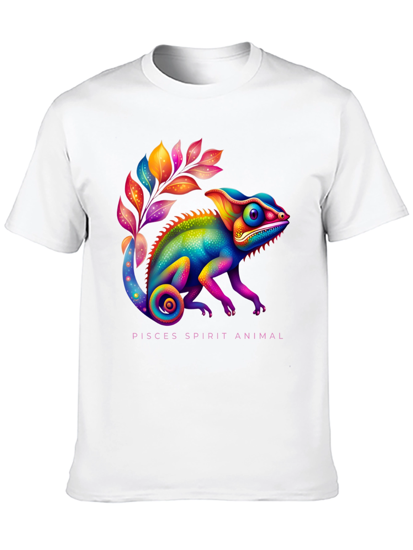 Pisces Chameleon Spirit Animal T-Shirt