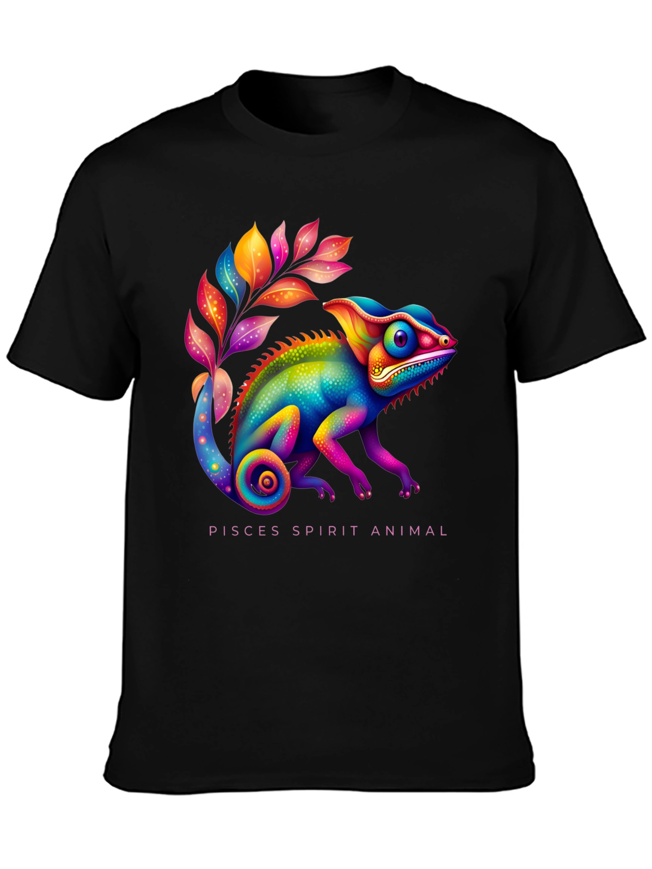 Pisces Chameleon Spirit Animal T-Shirt