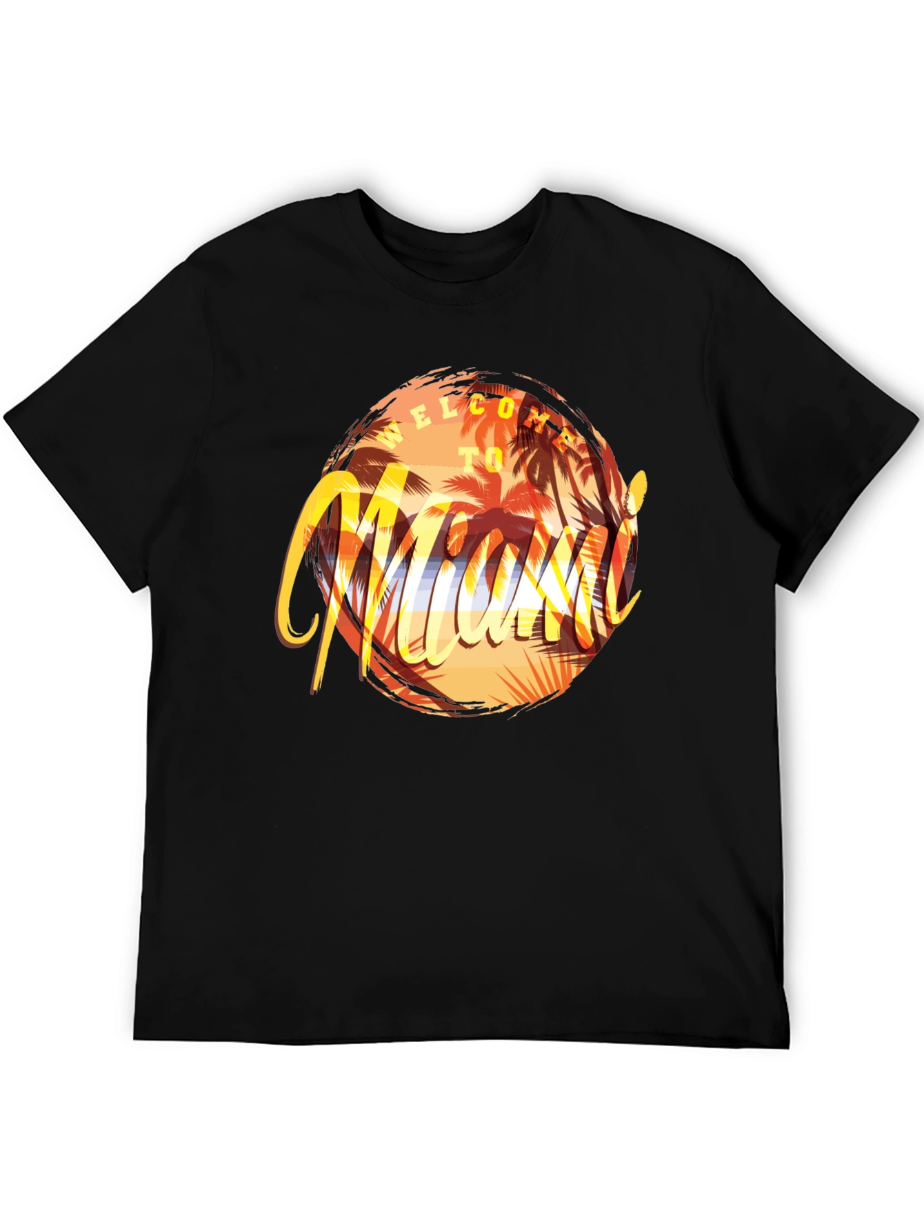 Welcome to Miami T-Shirt - Graphic Print Tee