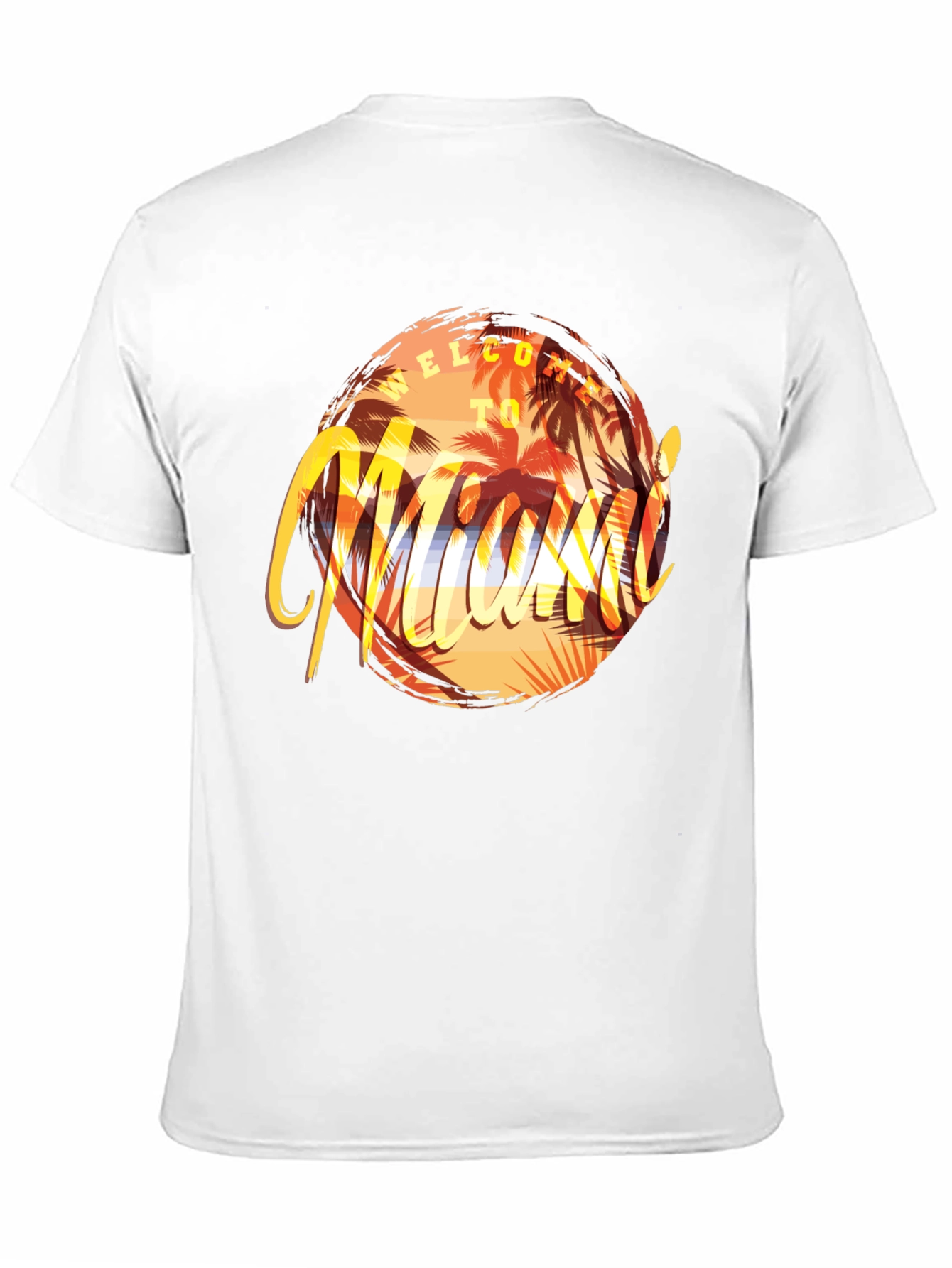 Welcome to Miami T-Shirt - Graphic Print Tee