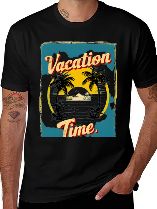 Vacation Time Graphic Tee - Island Vibes