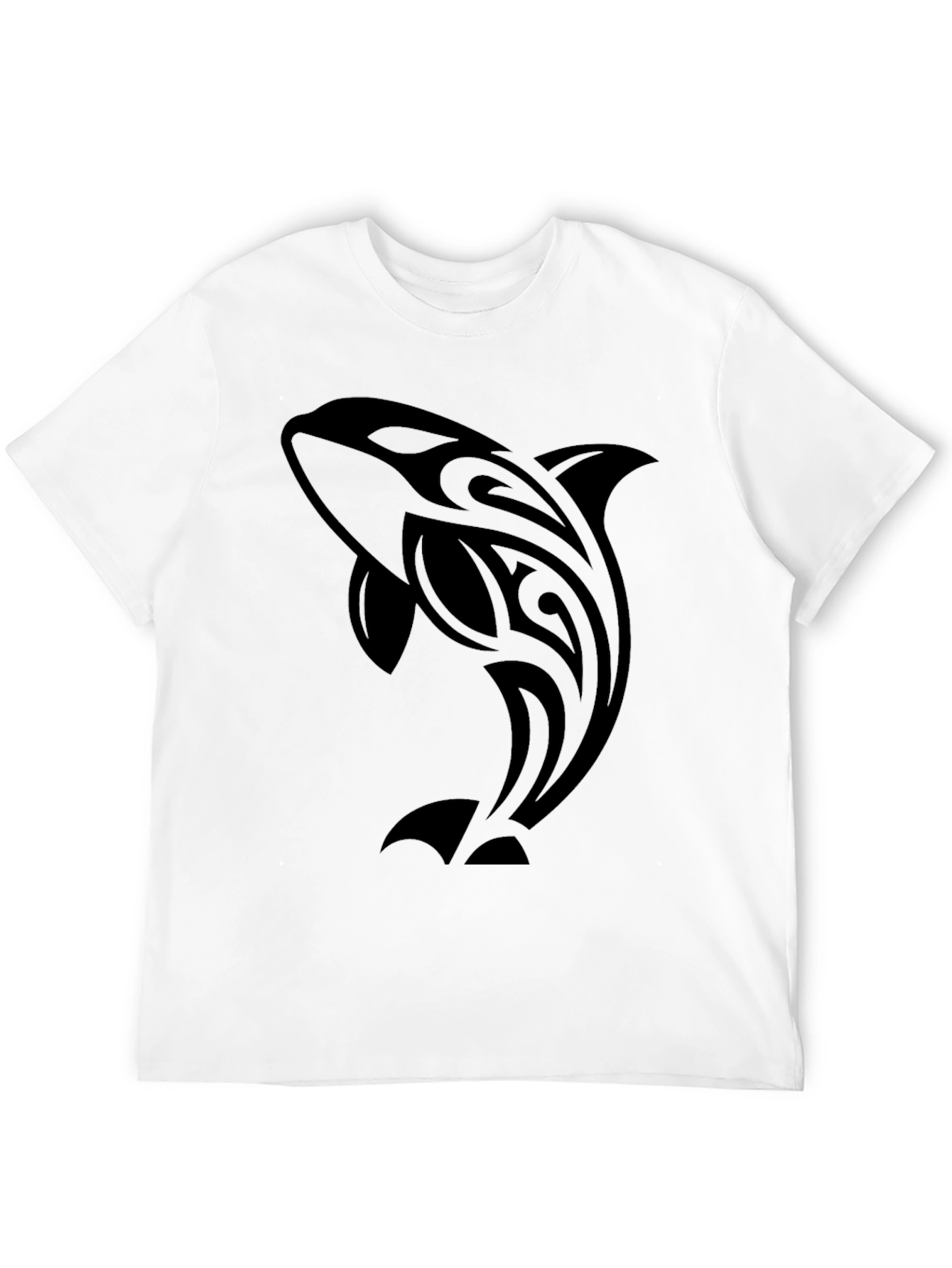 Tribal Orca Graphic T-Shirt