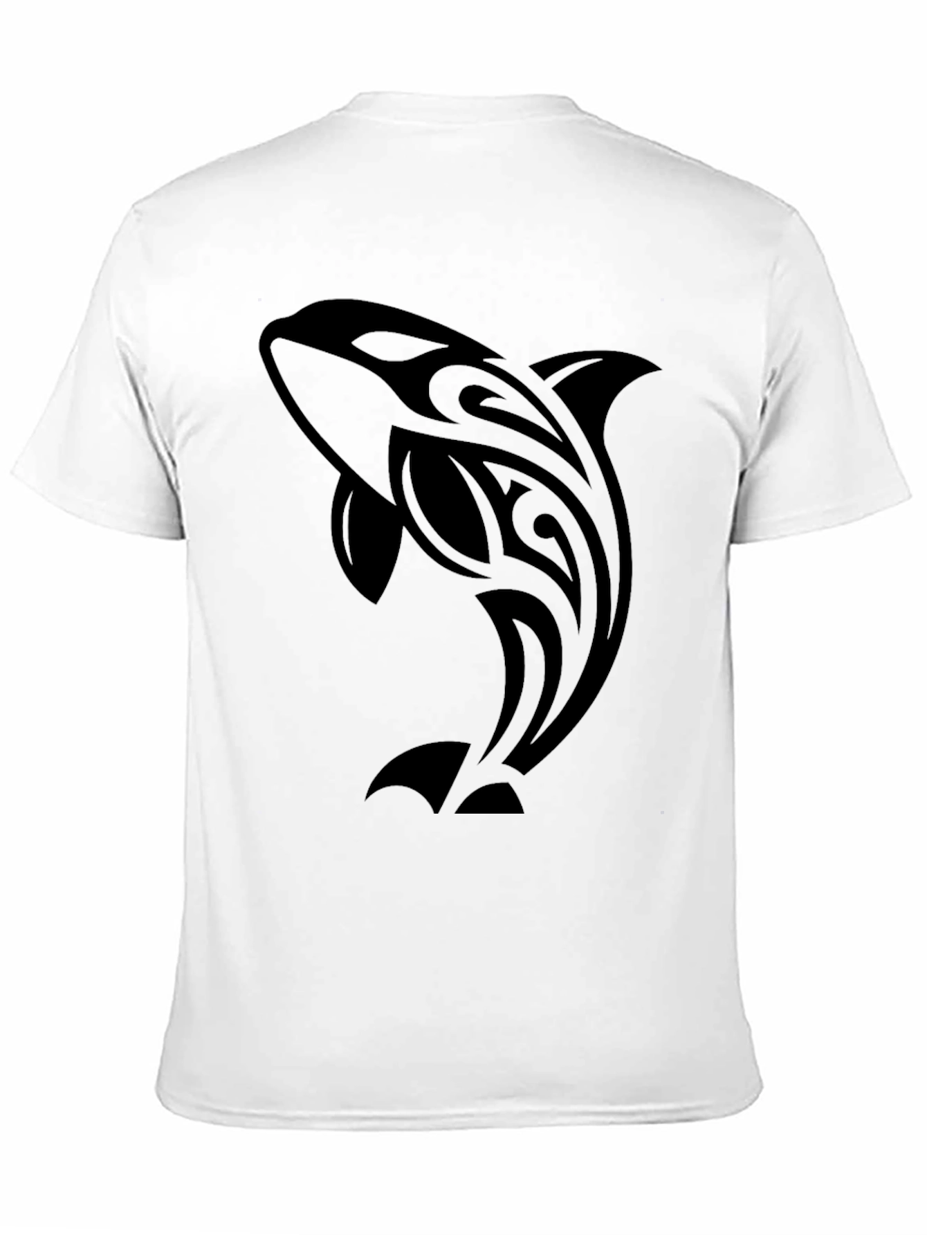 Tribal Orca Graphic T-Shirt