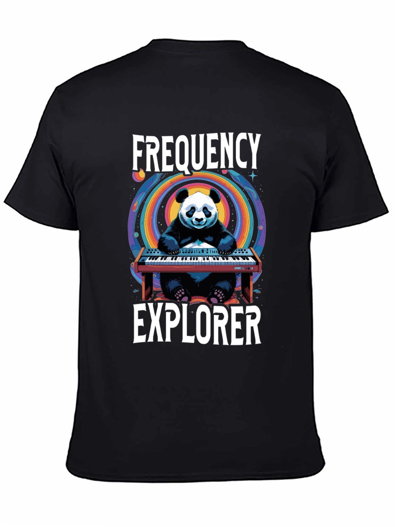 Frequency Explorer Panda T-Shirt - Music Lover Tee