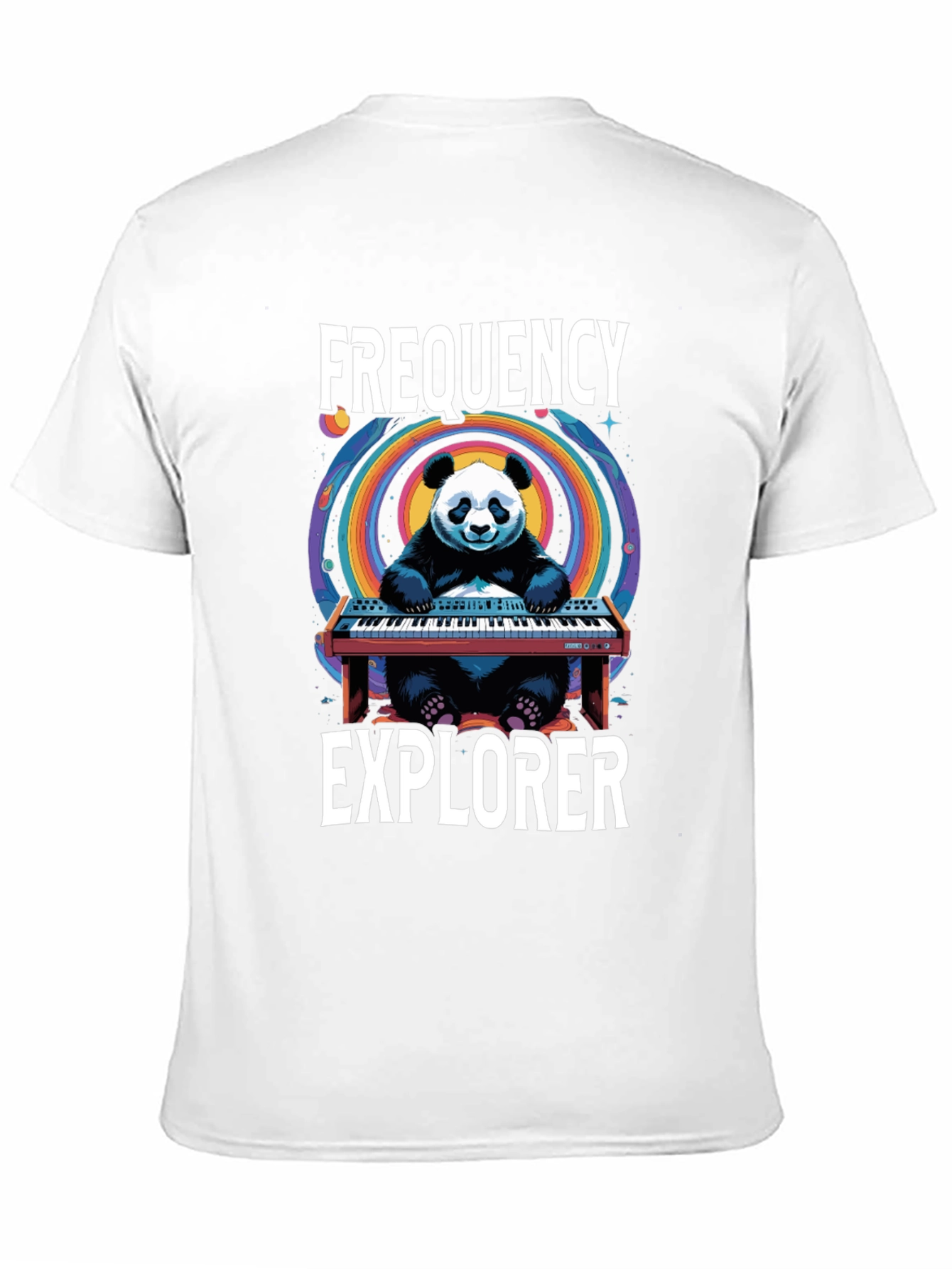 Frequency Explorer Panda T-Shirt - Music Lover Tee