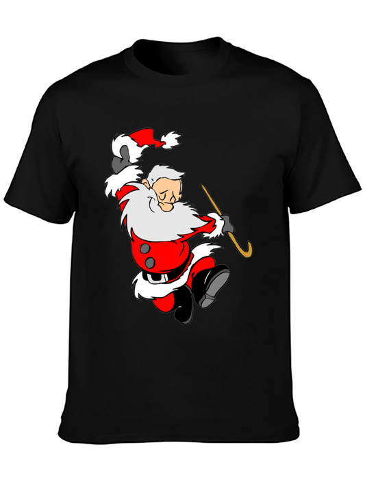 Funny Santa Graphic Tee - Holiday Cheer T-Shirt