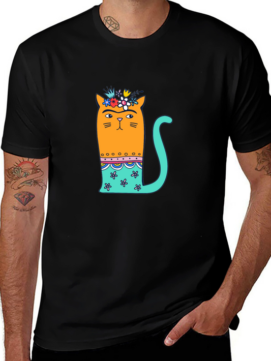 Frida Cat T-Shirt - Unique Graphic Tee