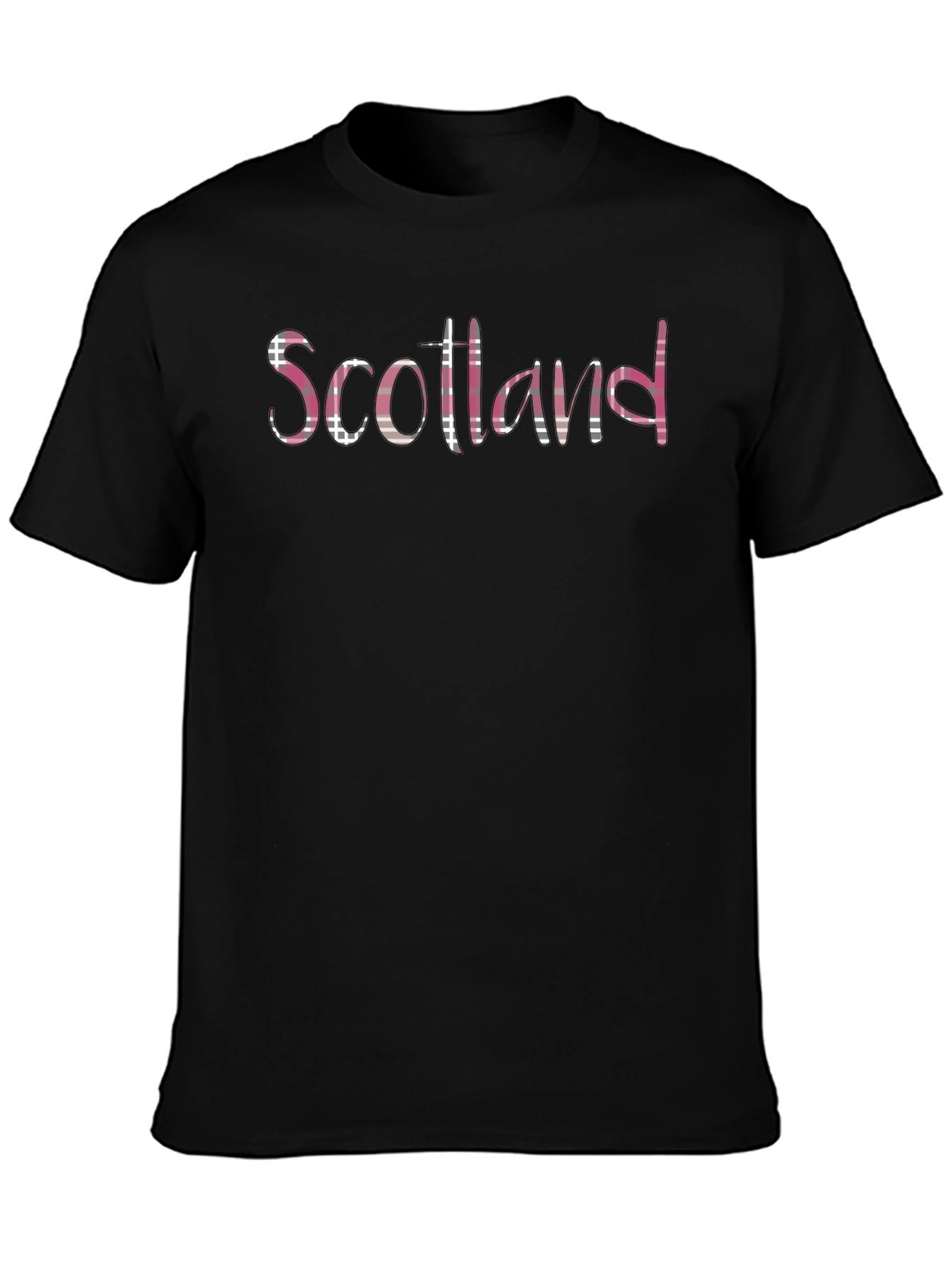 Scotland Plaid Print T-Shirt - Mens
