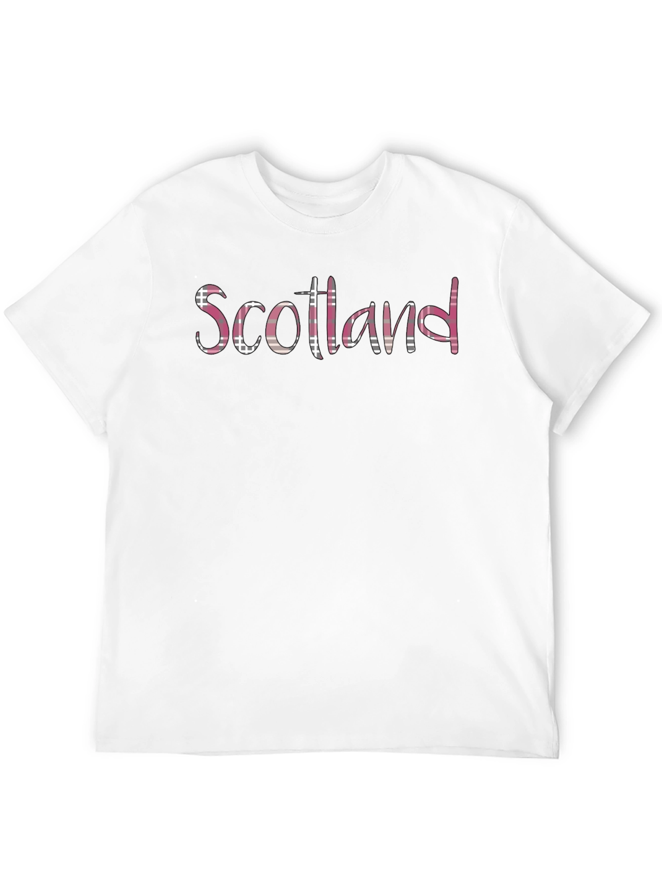 Scotland Plaid Print T-Shirt - Mens