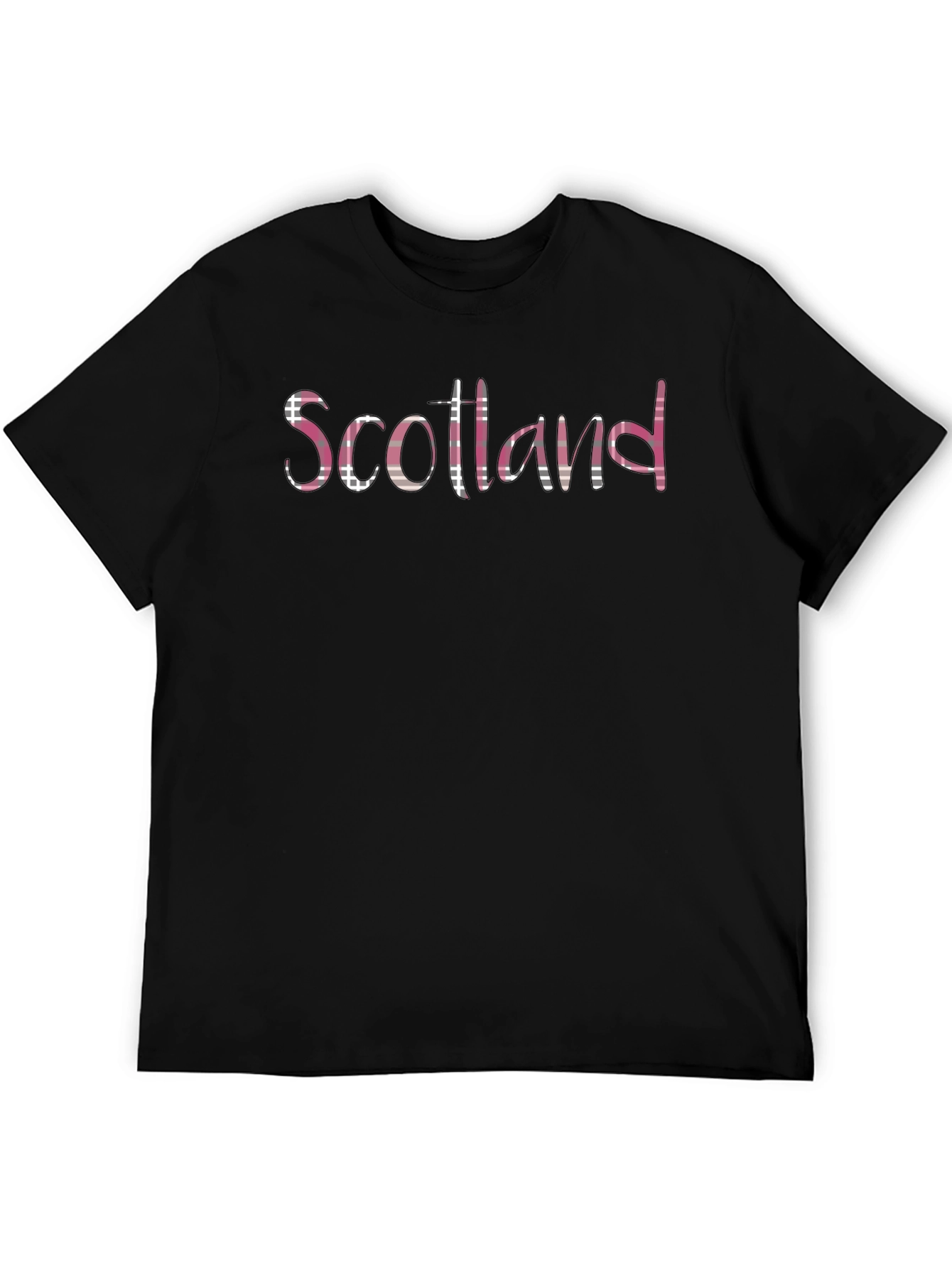 Scotland Plaid Print T-Shirt - Mens