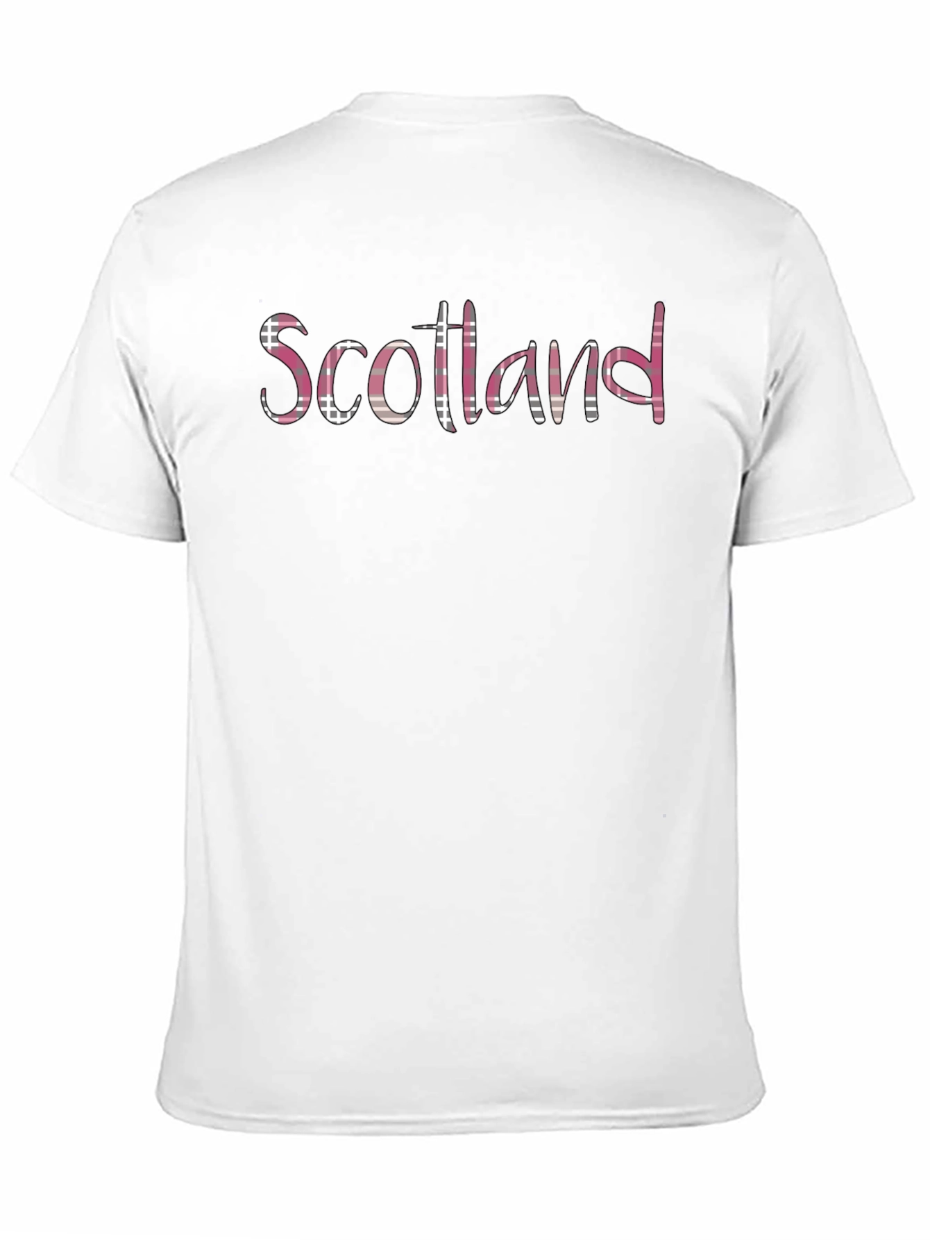 Scotland Plaid Print T-Shirt - Mens