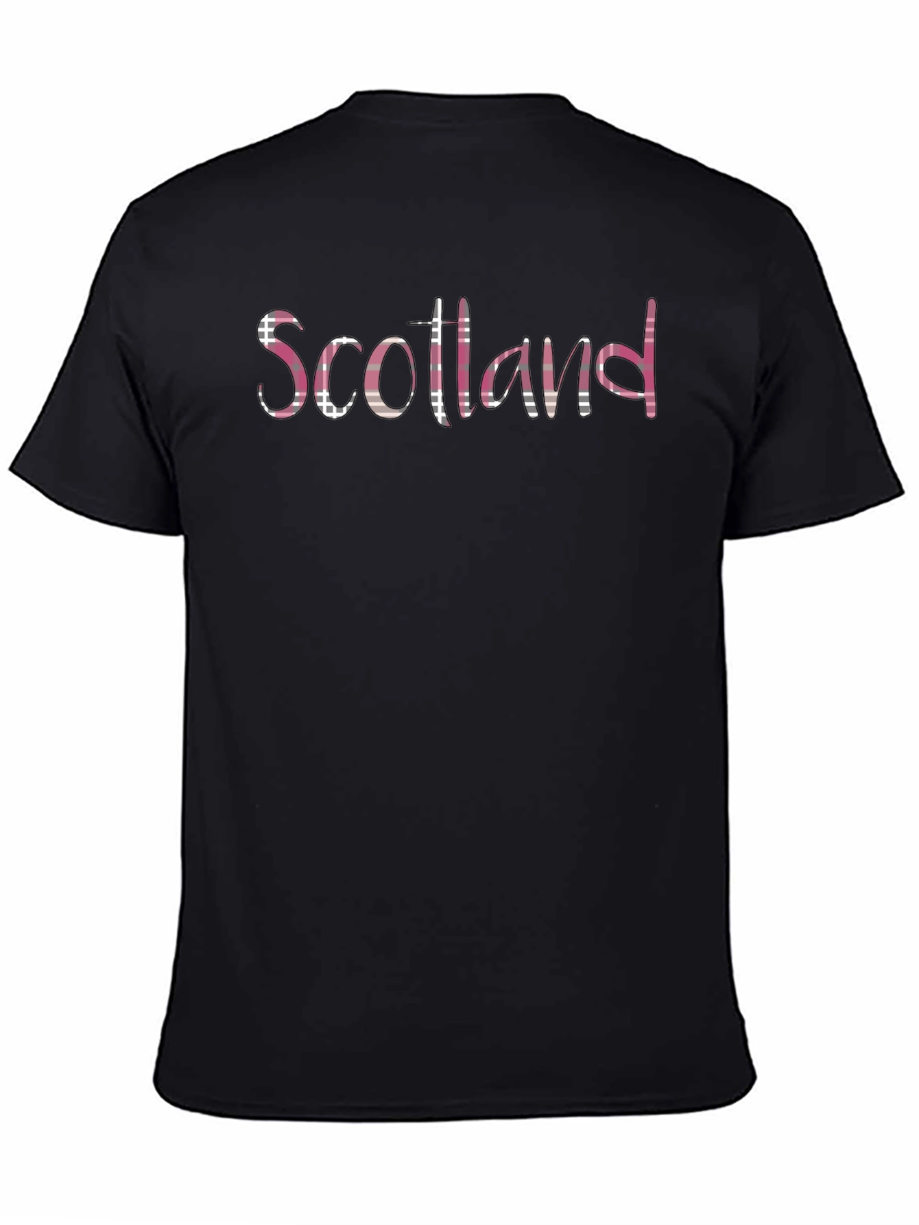 Scotland Plaid Print T-Shirt - Mens