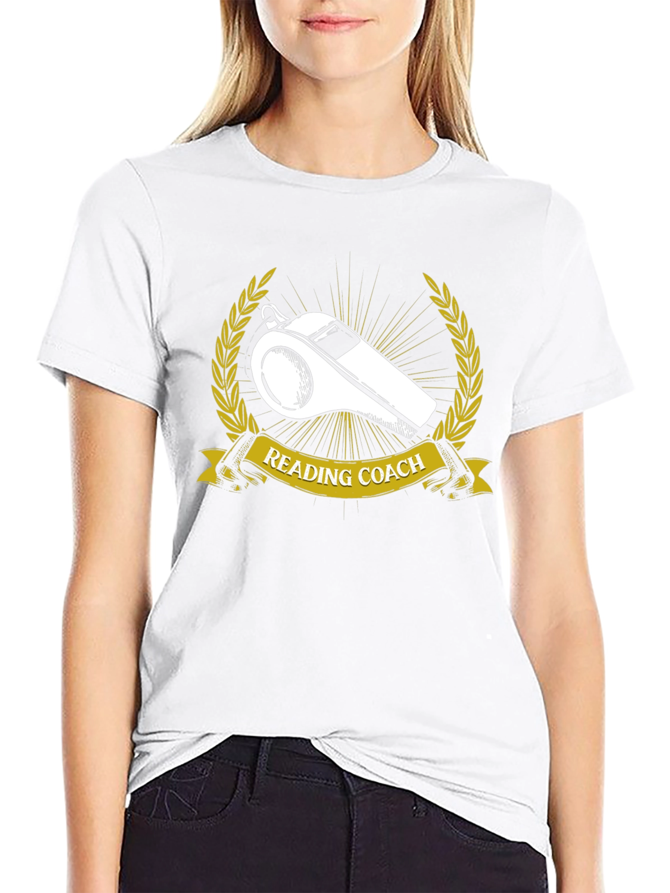 Reading Coach Whistle T-Shirt