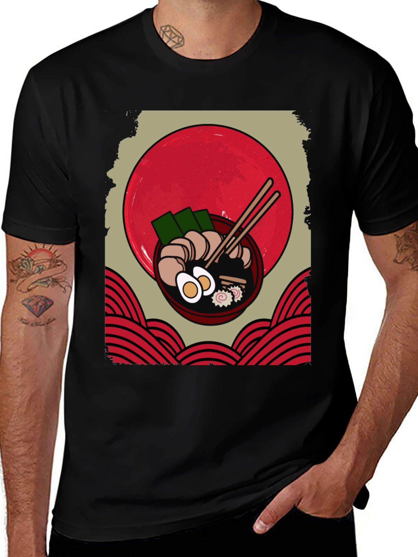Ramen T-Shirt: Japanese Noodle Soup Graphic Tee
