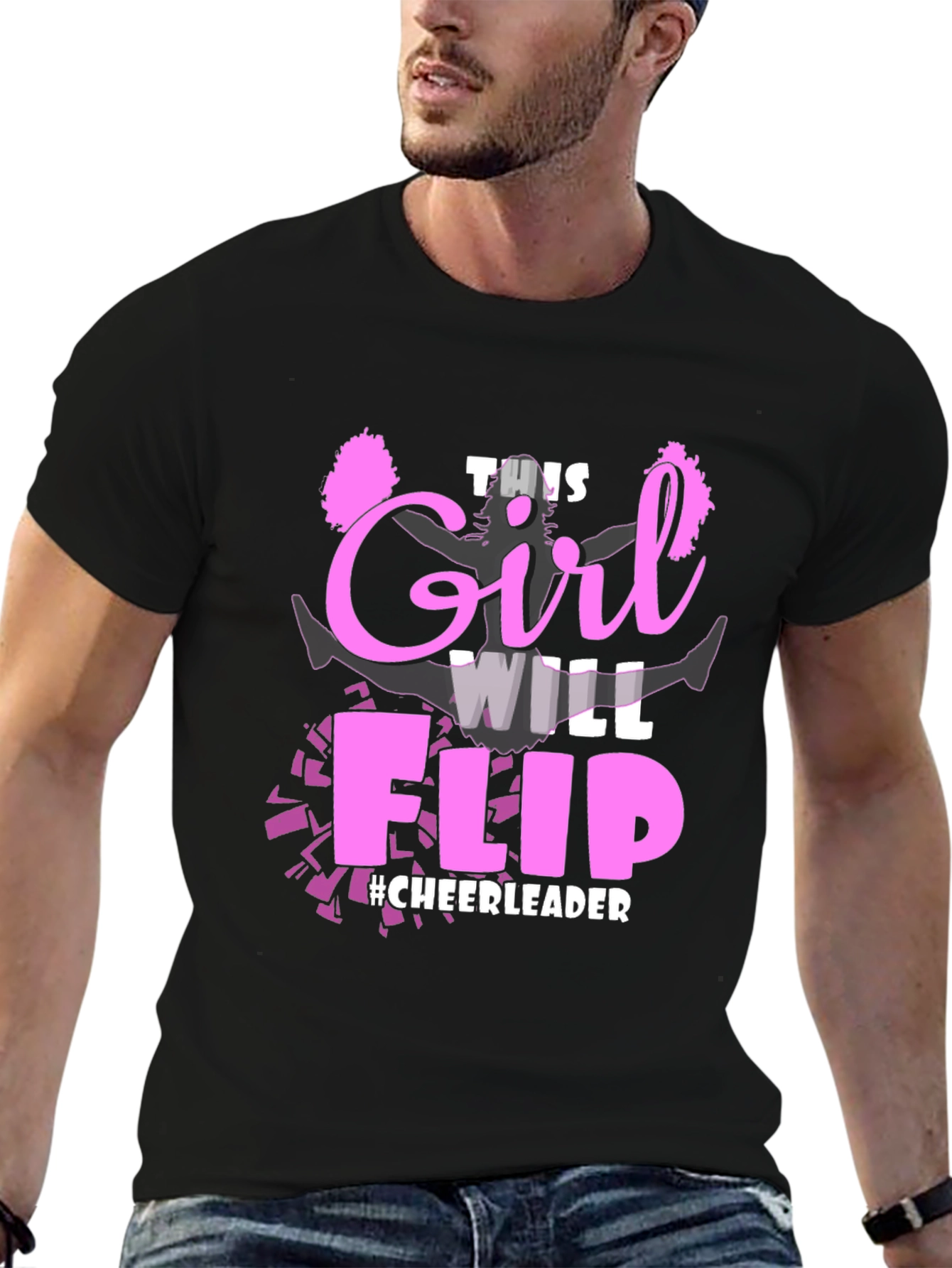 Cheerleader Flip T-Shirt for Girls