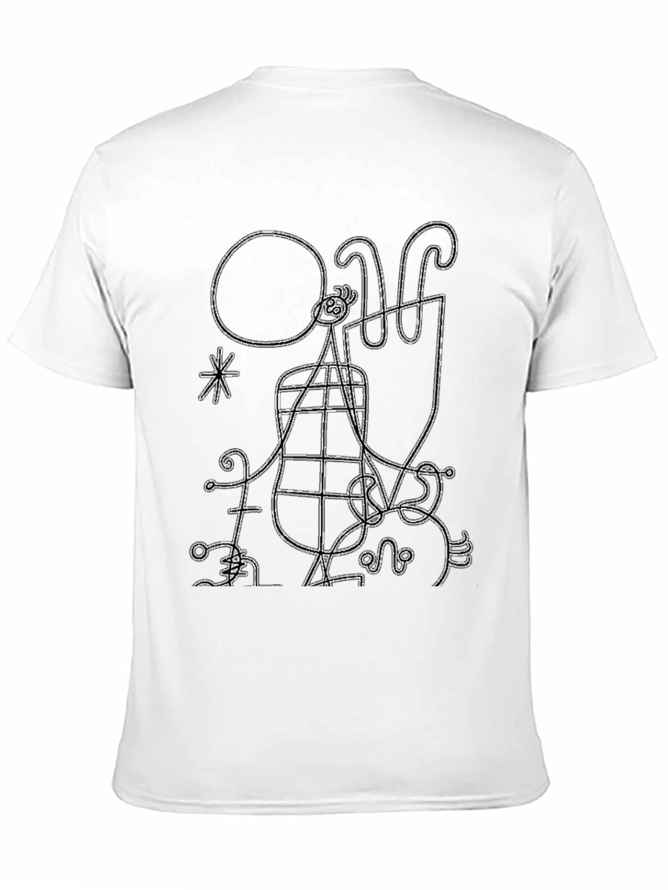 Abstract Graphic Print Tee