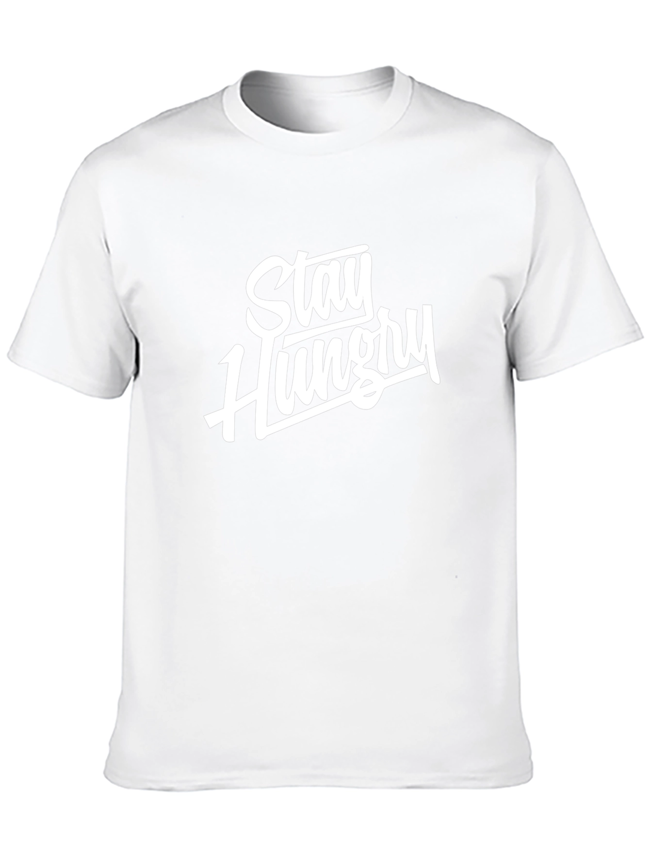 Stay Hungry Graphic Tee - Soft Cotton Blend Shirt