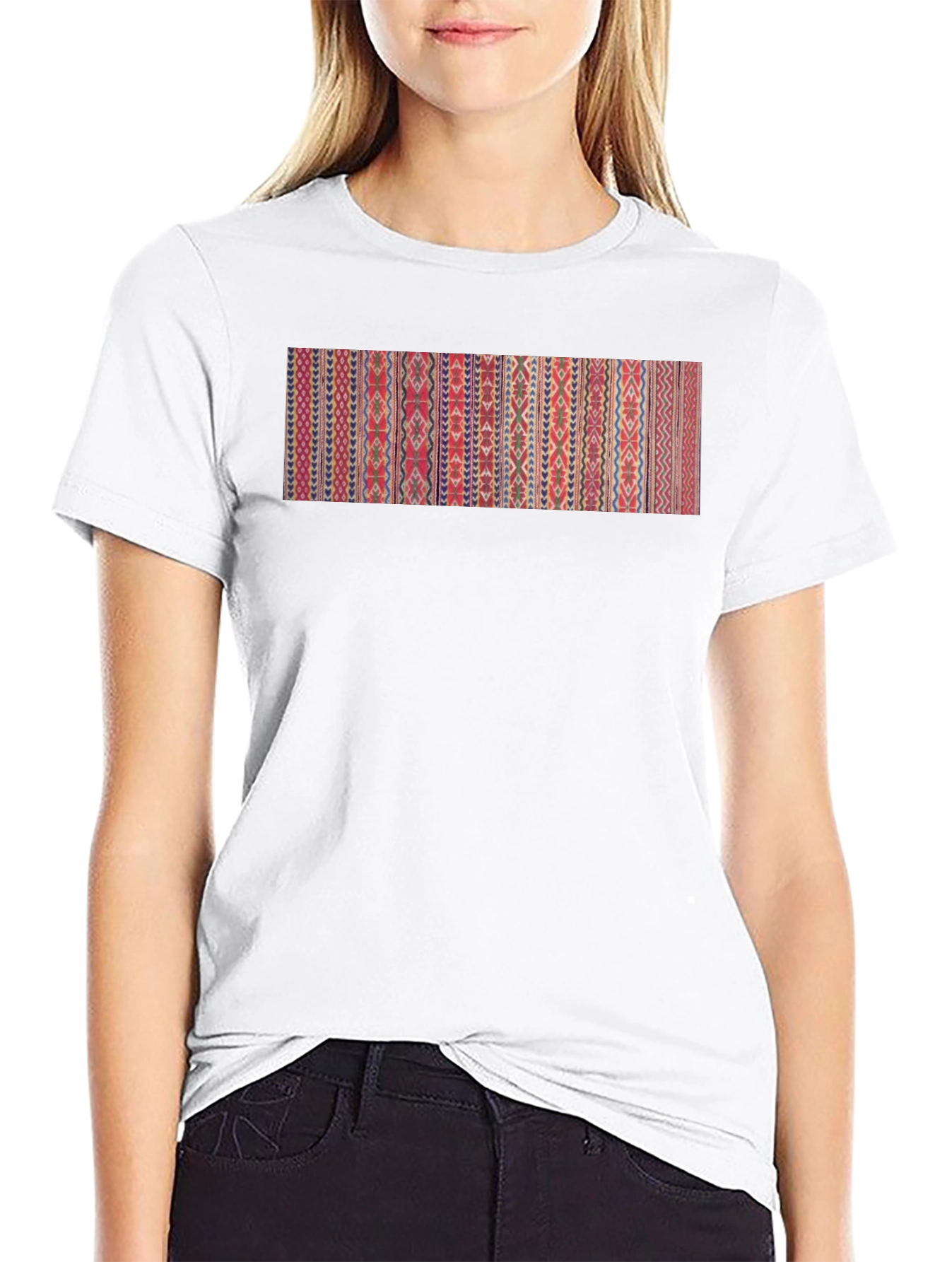 Patterned T-Shirt - Unique Ethnic Design