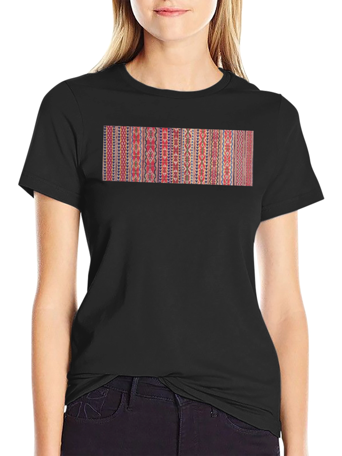 Patterned T-Shirt - Unique Ethnic Design