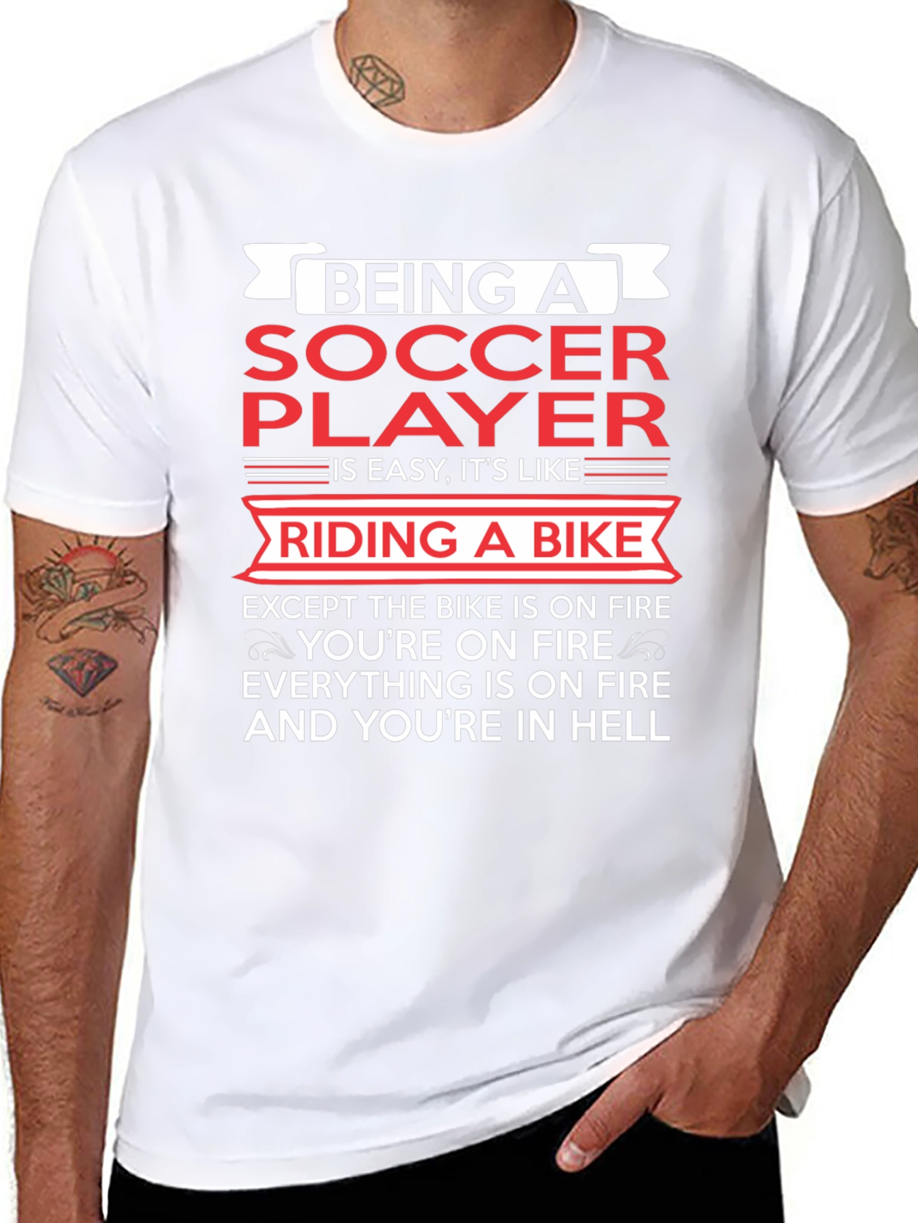 Being a Soccer Player T-Shirt - Funny & True!