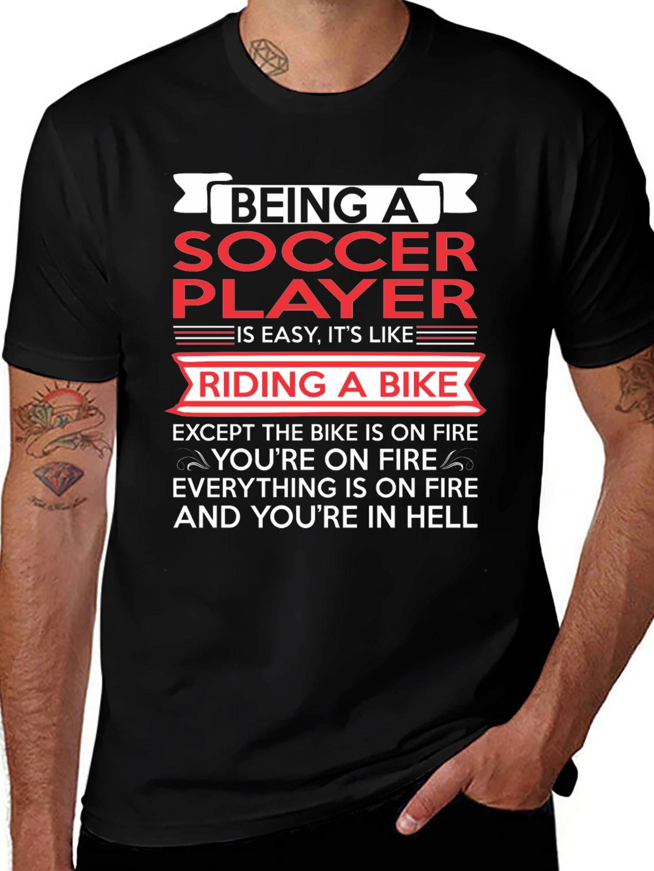 Being a Soccer Player T-Shirt - Funny & True!