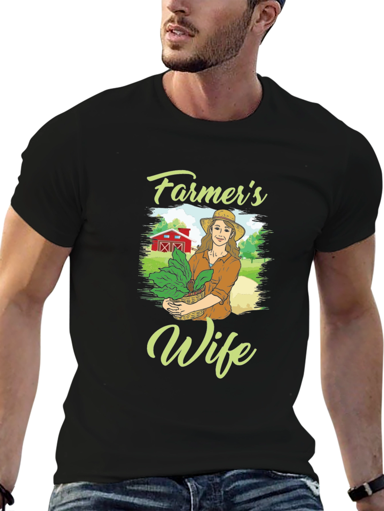 Farmers Wife Graphic T-Shirt
