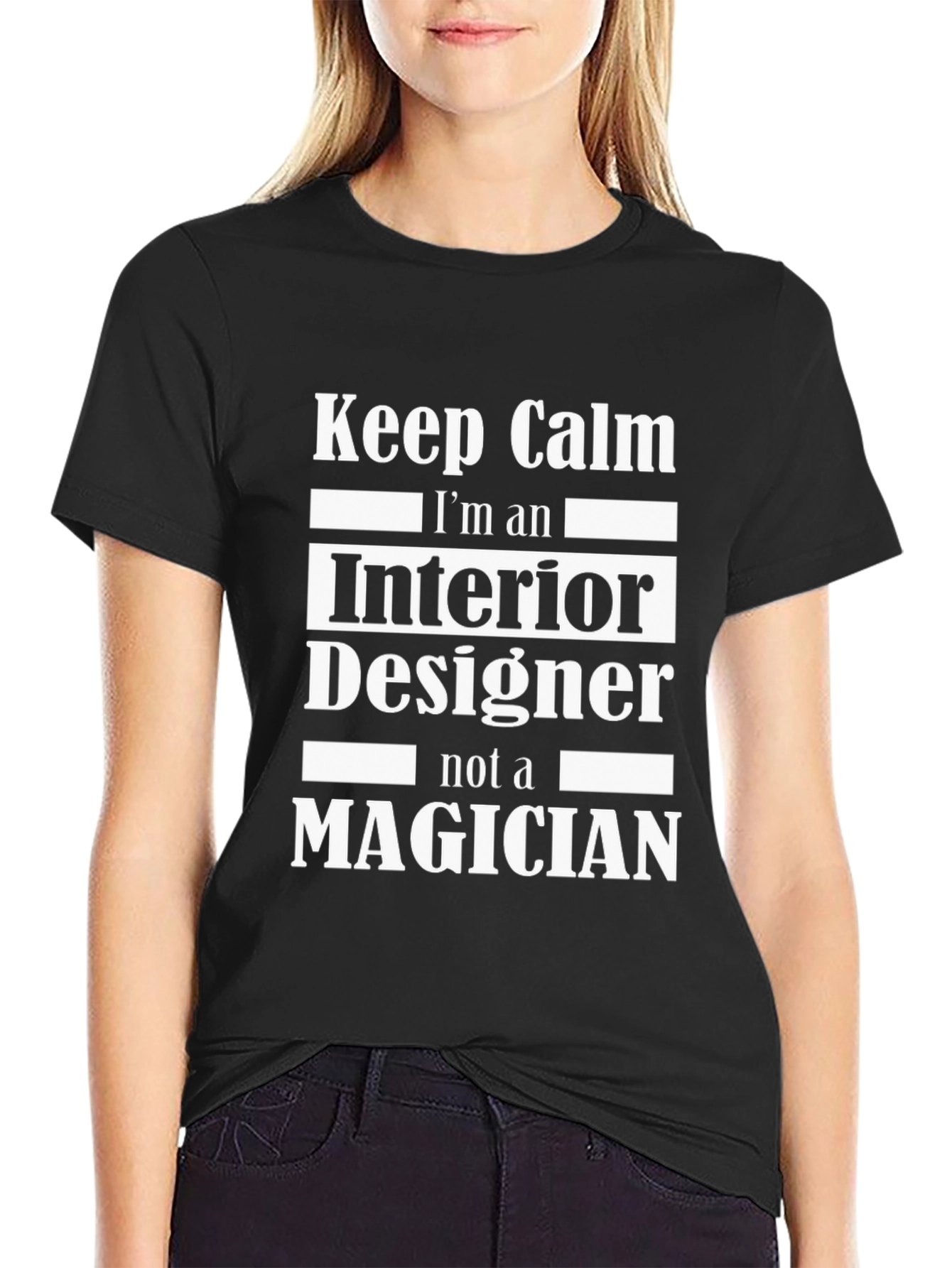 Interior Designer T-Shirt - Keep Calm Funny Tee
