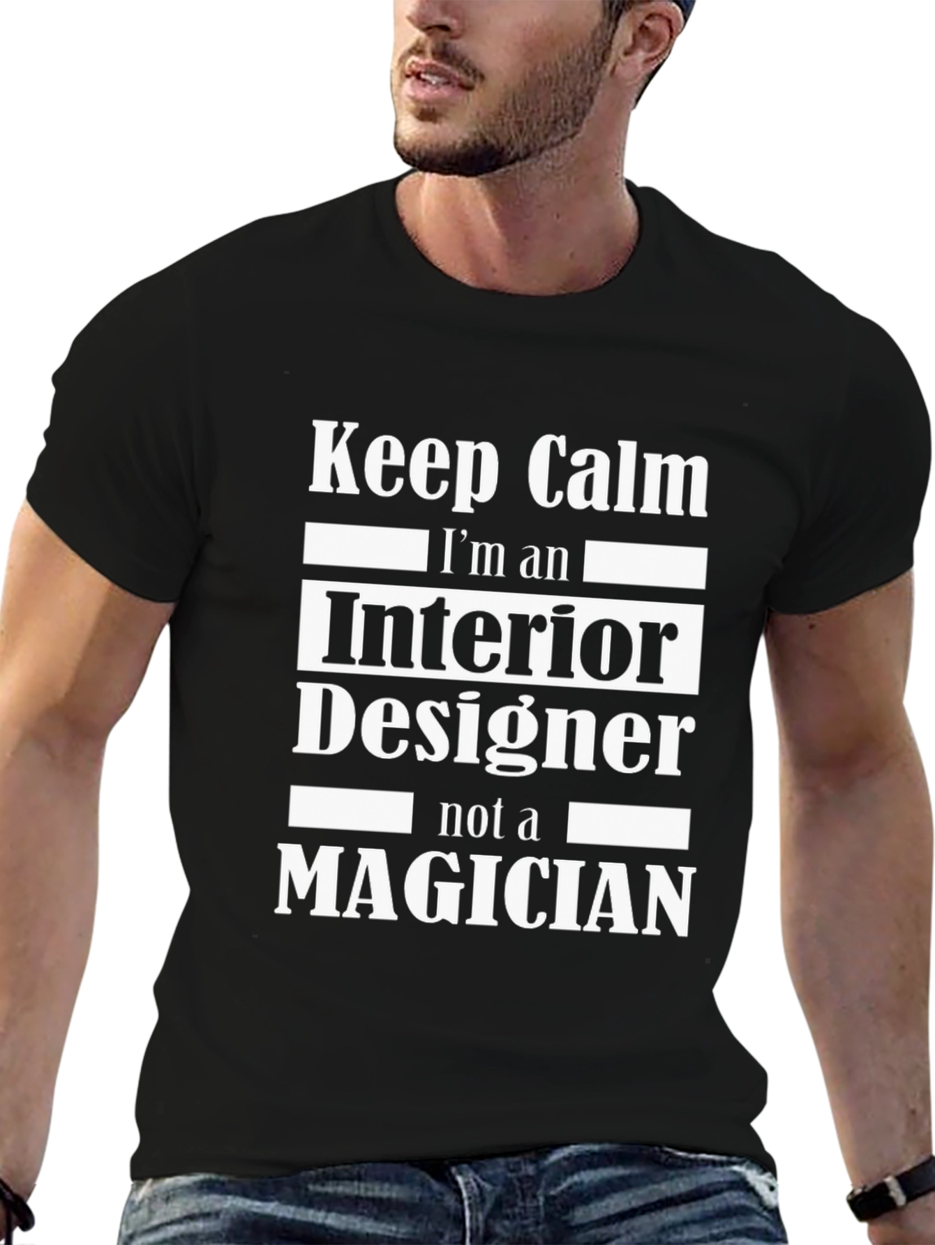 Interior Designer T-Shirt - Keep Calm Funny Tee