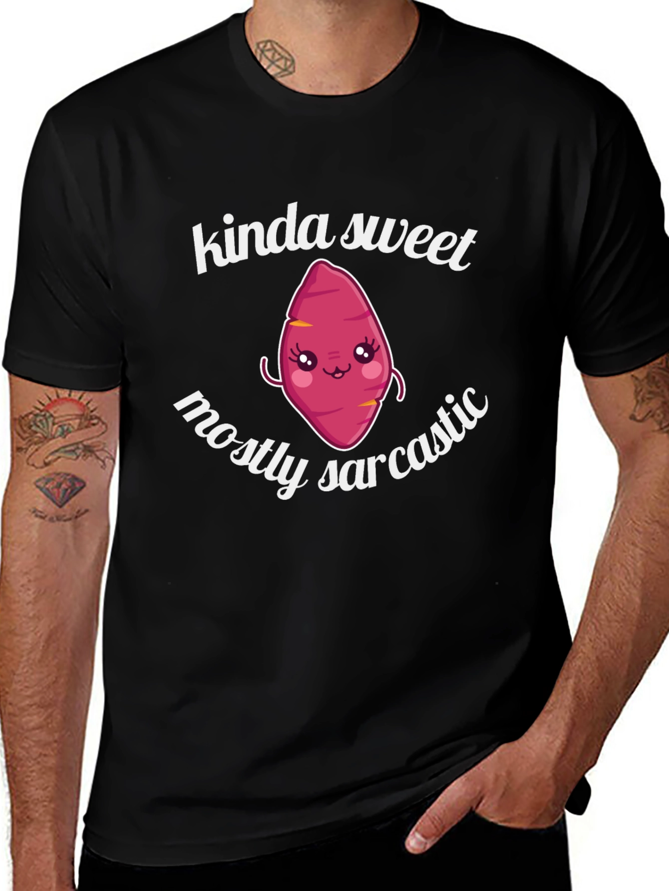 Kinda Sweet Mostly Sarcastic Cute Yam T-Shirt
