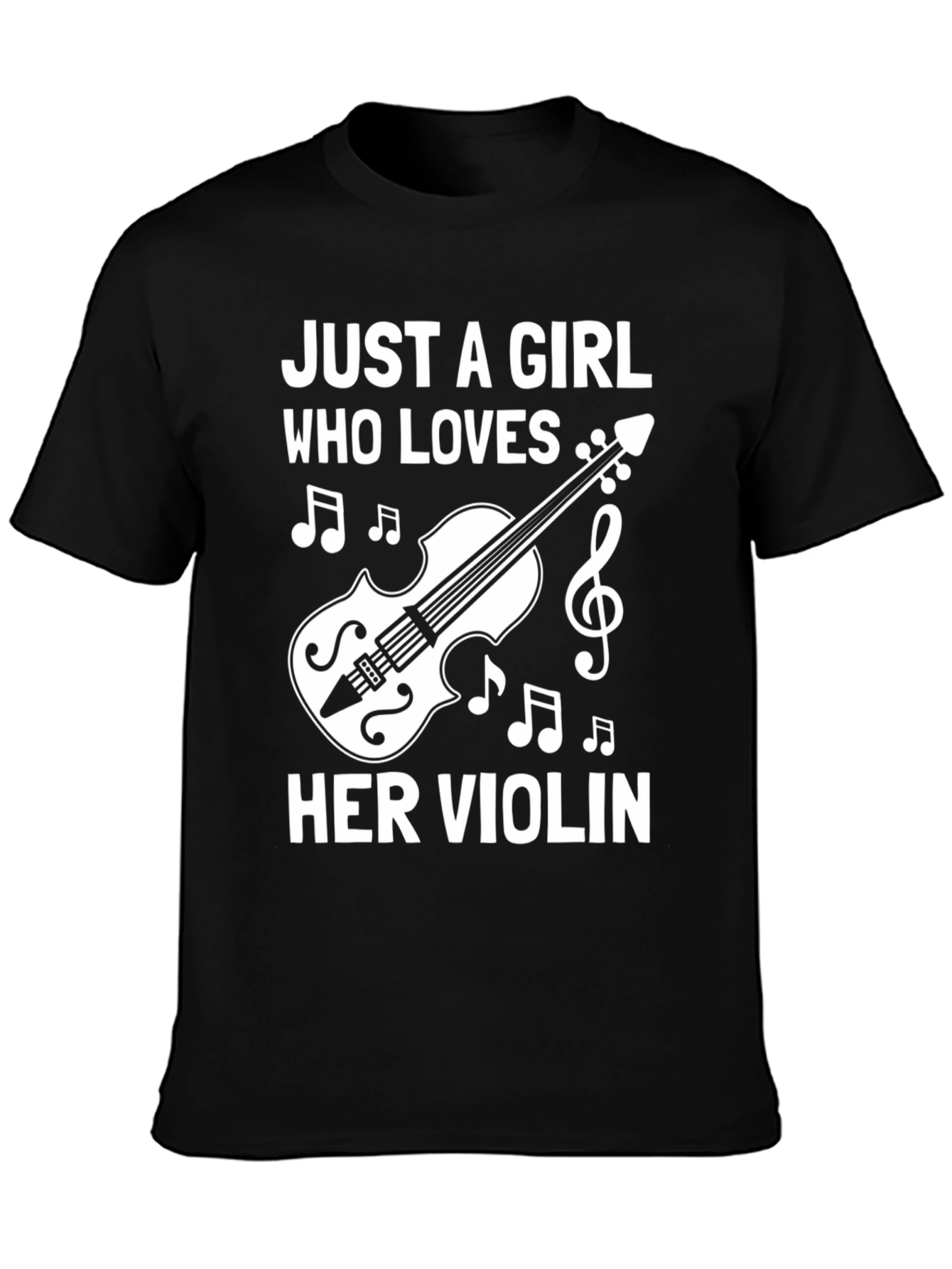 Just A Girl Who Loves Her Violin T-Shirt