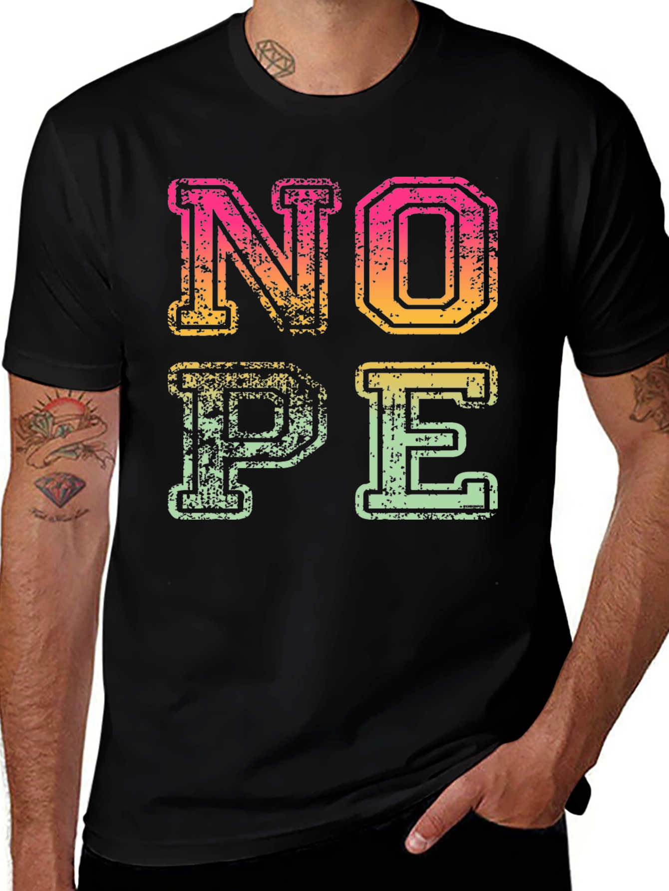 Retro NOPE Graphic T-Shirt