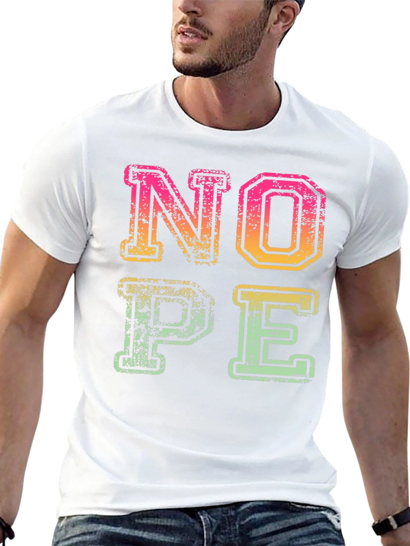 Retro NOPE Graphic T-Shirt