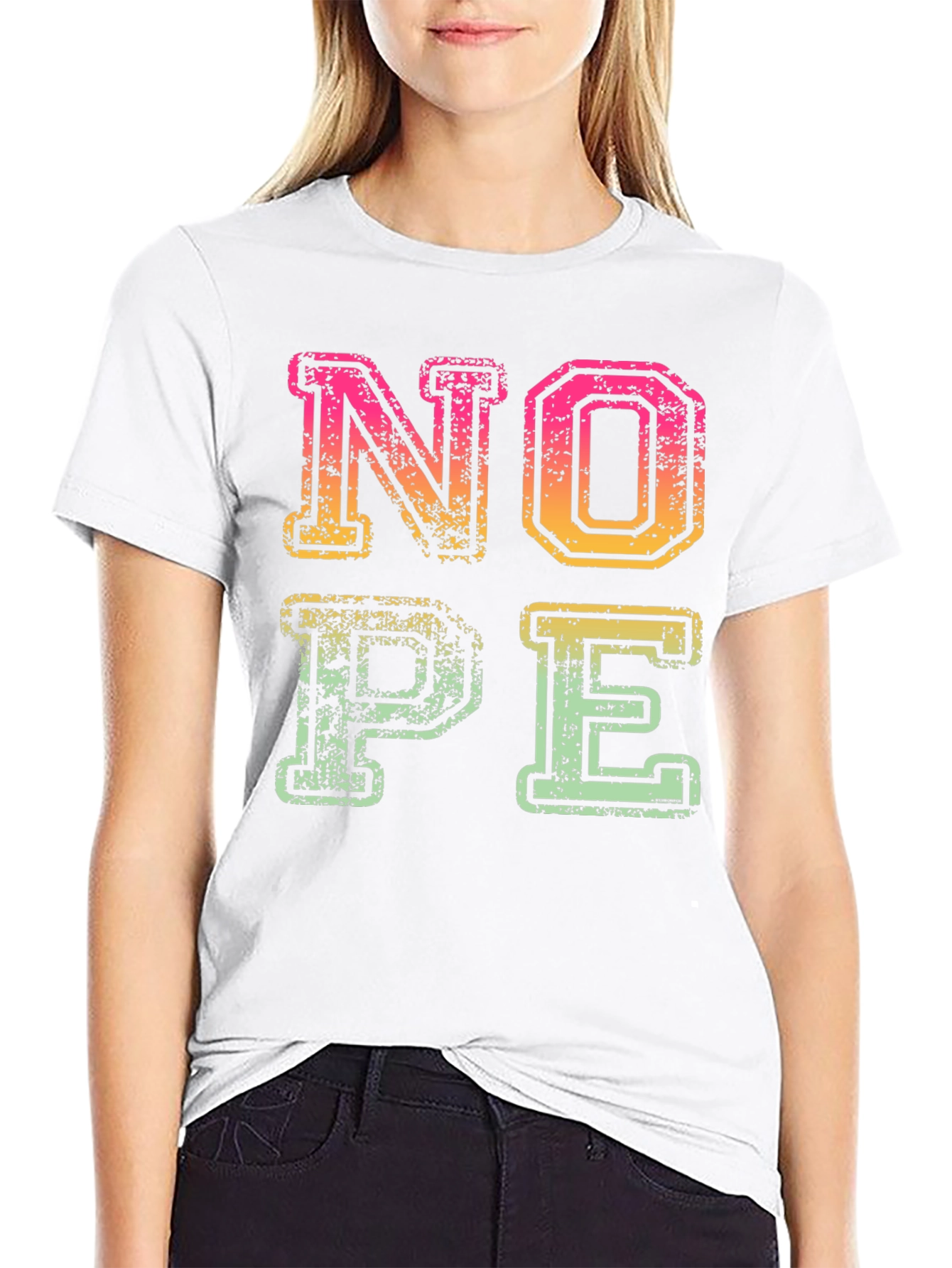 Retro NOPE Graphic T-Shirt