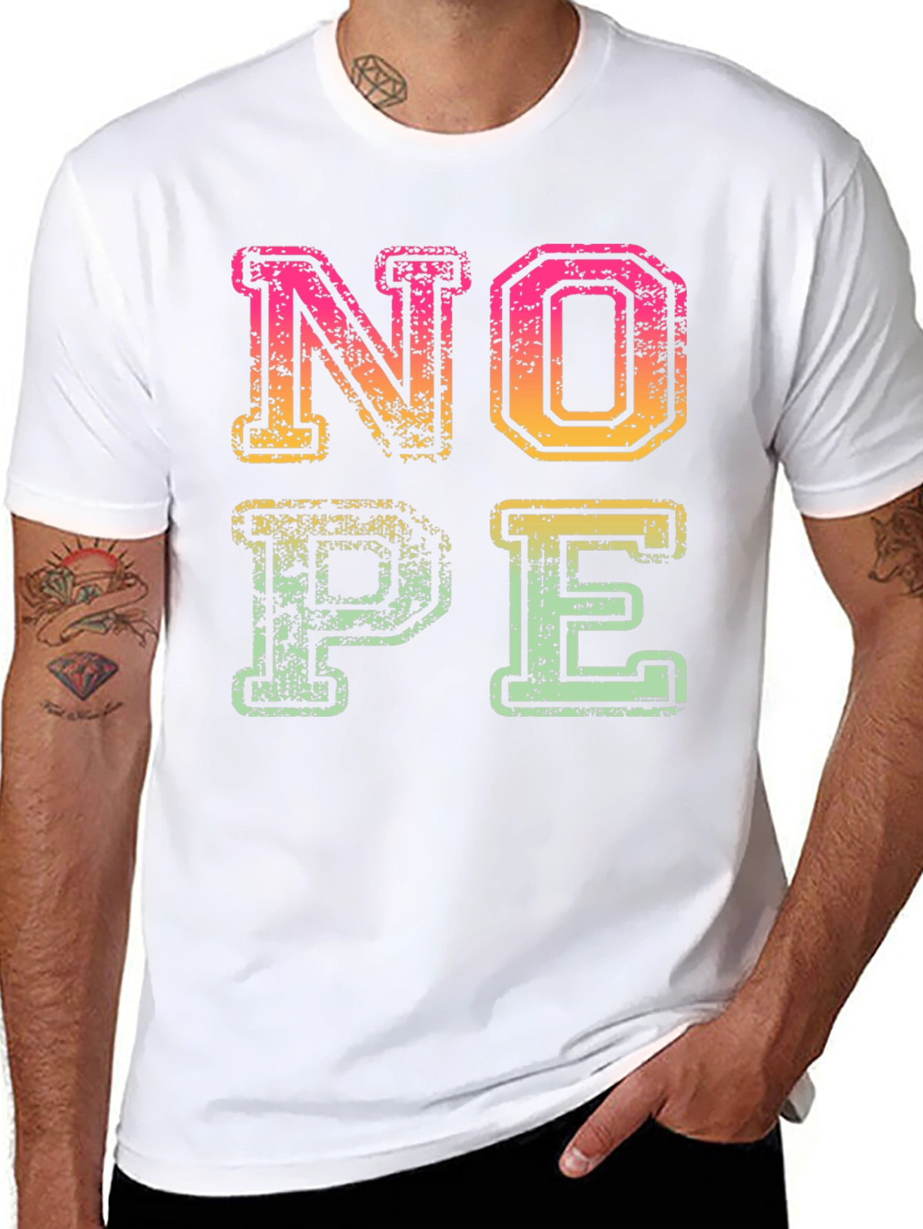 Retro NOPE Graphic T-Shirt