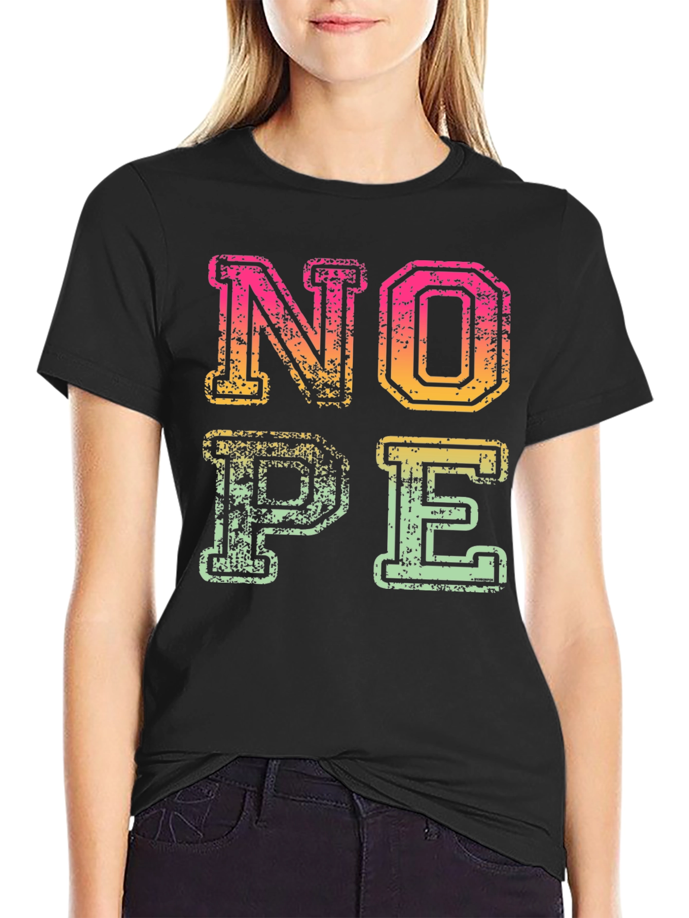 Retro NOPE Graphic T-Shirt